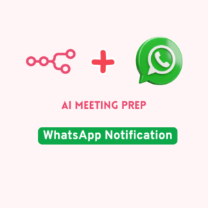 AI Meeting Prep & WhatsApp Notification