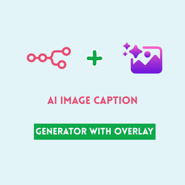 AI Image Caption Generator with Overlay